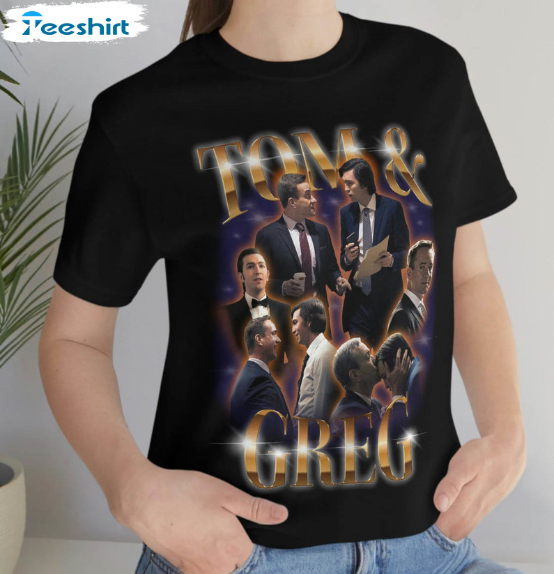 Tom Greg Homage Succession Tv Show Shirt, Trending Sweater Short Sleeve