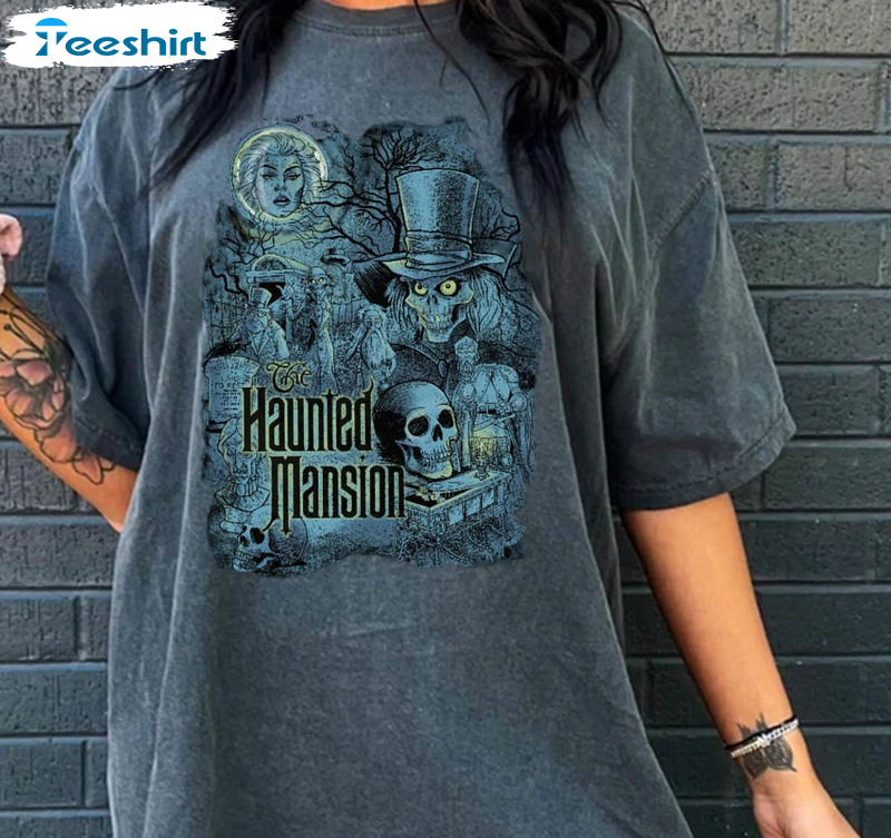 The Haunted Mansion Shirt, Halloween Unisex Hoodie Short Sleeve