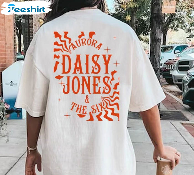 Daisy Jones And The Six Tour Shirt, Aurora Concert Unisex T-shirt Short Sleeve