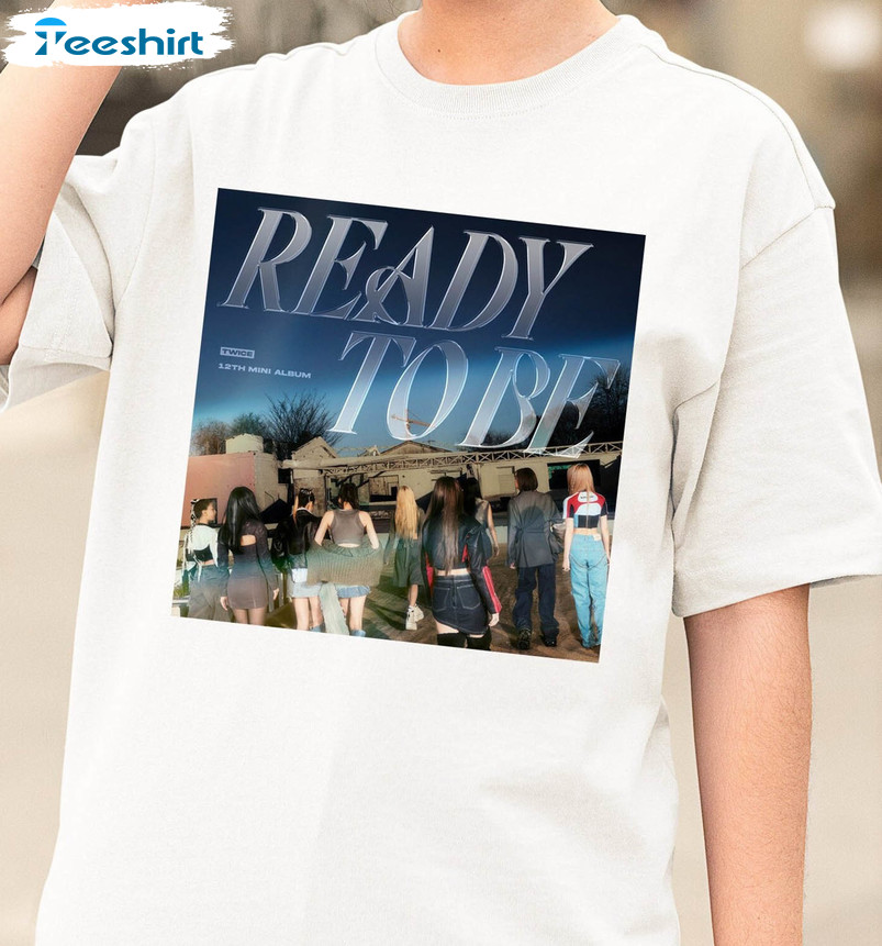 Twice Ready To Be Shirt, Kpop Music Band Unisex T-Shirt Short Sleeve