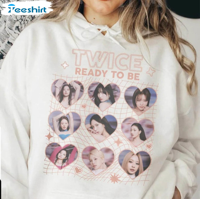 Twice Kpop Ready To Be Shirt, Vintage Kpop Short Sleeve Unisex T-shirt