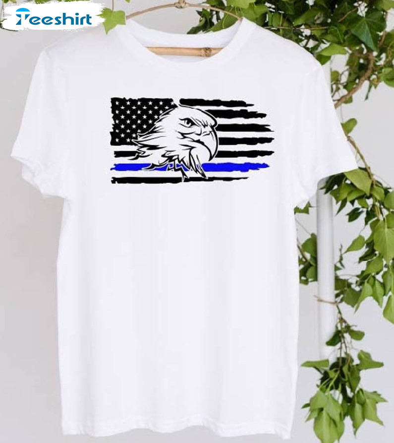 Usa Flag Eagle Patriotic Shirt, American Flag Eagle Short Sleeve Unisex T-shirt