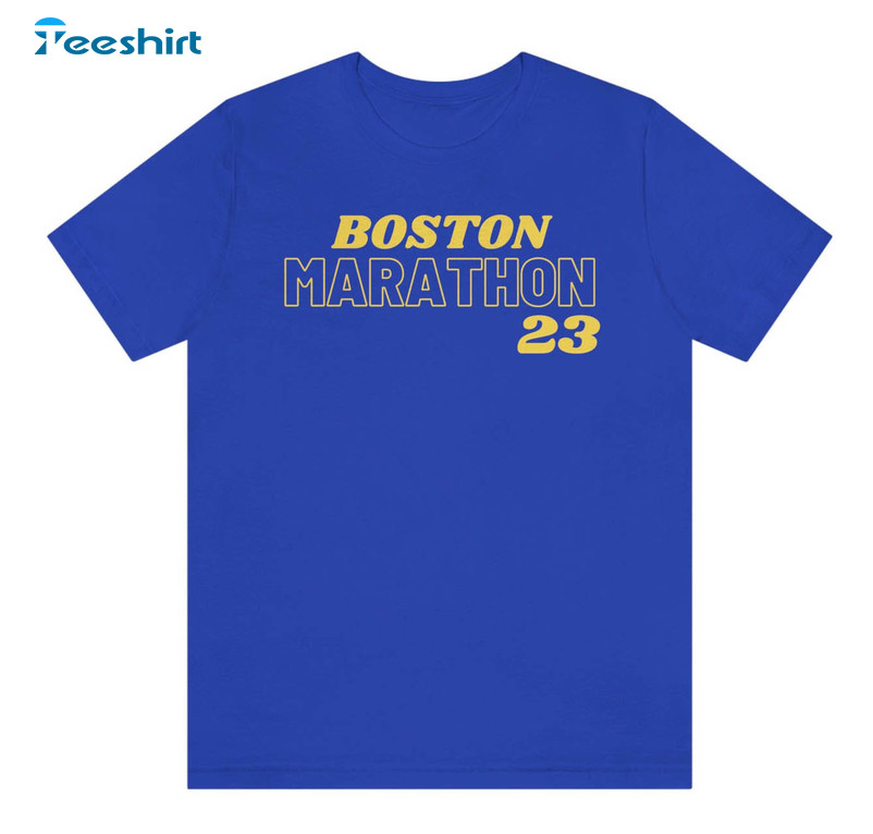 Boston Marathon 2023 Shirt, Trendy Unisex Hoodie Crewneck