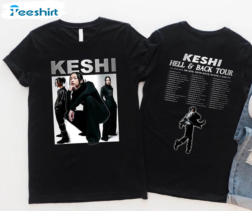 Keshi World Tour 2023 Shirt, Keshi Hell Heaven Tour Crewneck Unisex Hoodie