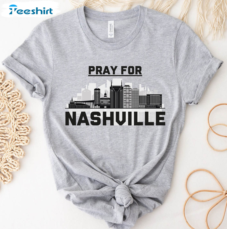 Pray For Nashville Shirt, Ban Gun Not Drag Sweatshirt Unisex Hoodie