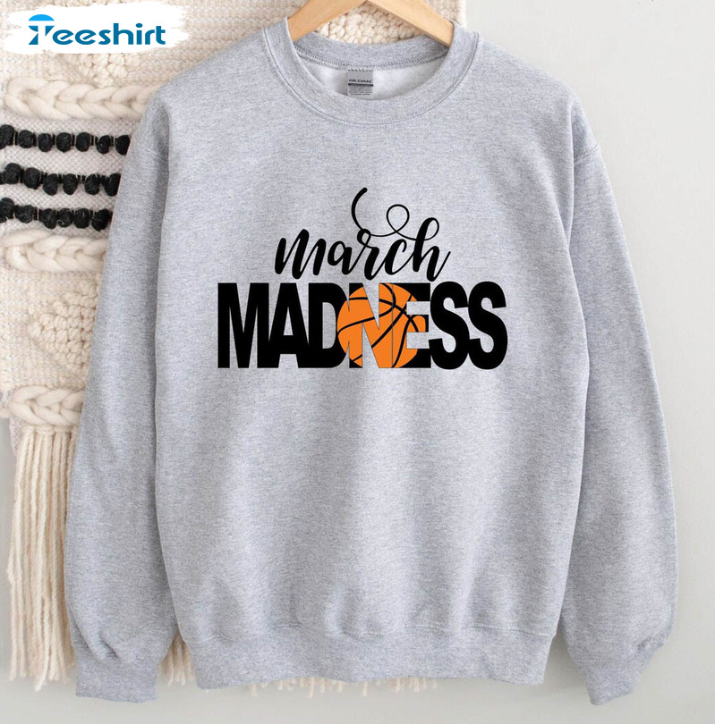 March Madness Sweatshirt, Game Day Long Sleeve Unisex Hoodie