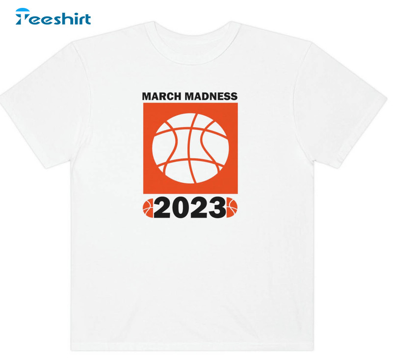 March Madness 2023 Shirt, Trendy Basketball Unisex Hoodie Long Sleeve