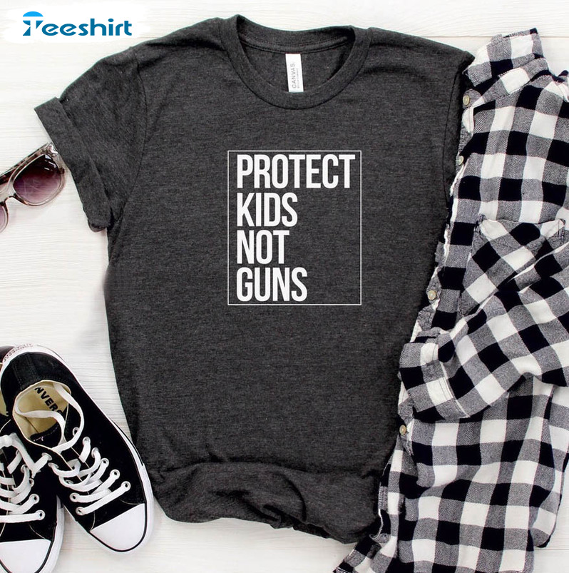 Protect Kids Not Guns Trendy Shirt, Pray For Uvalde Gun Reform Crewneck Sweatshirt