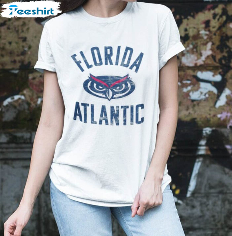 Florida Atlantic Owls Shirt, Final Four 2023 Basketball Sweater Crewneck