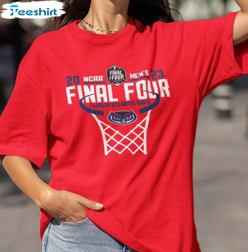 Florida Atlantic Owls Final Four 2023 Shirt, Basketball Tee Tops Unisex T-shirt