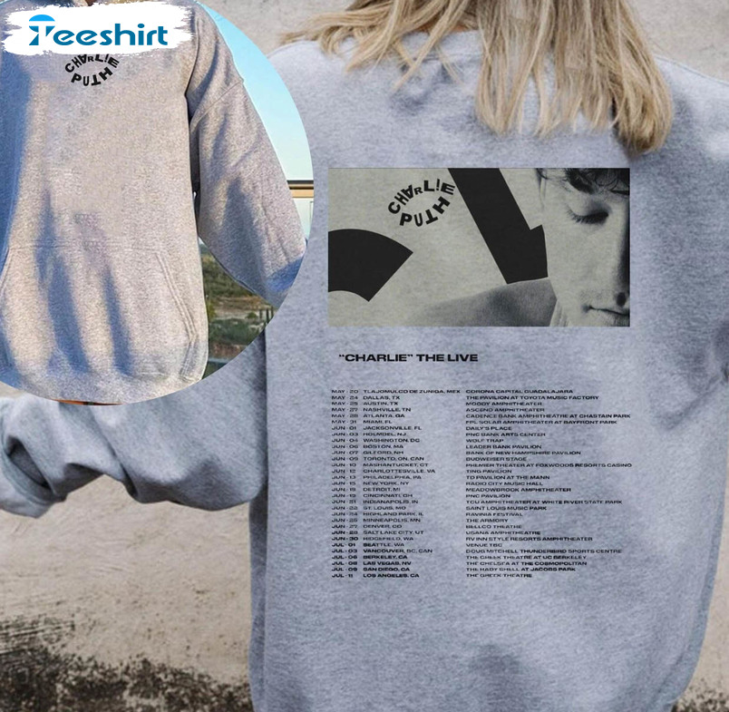 Charlie Puth Would Tour 2023 Shirt, The Live Experience Tour Tee Tops Unisex Hoodie
