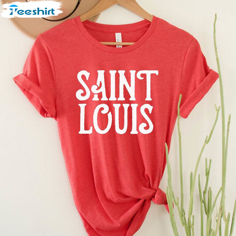 Saint Louis Shirt , St Louis Soccer Cardinals Unisex Hoodie Sweater