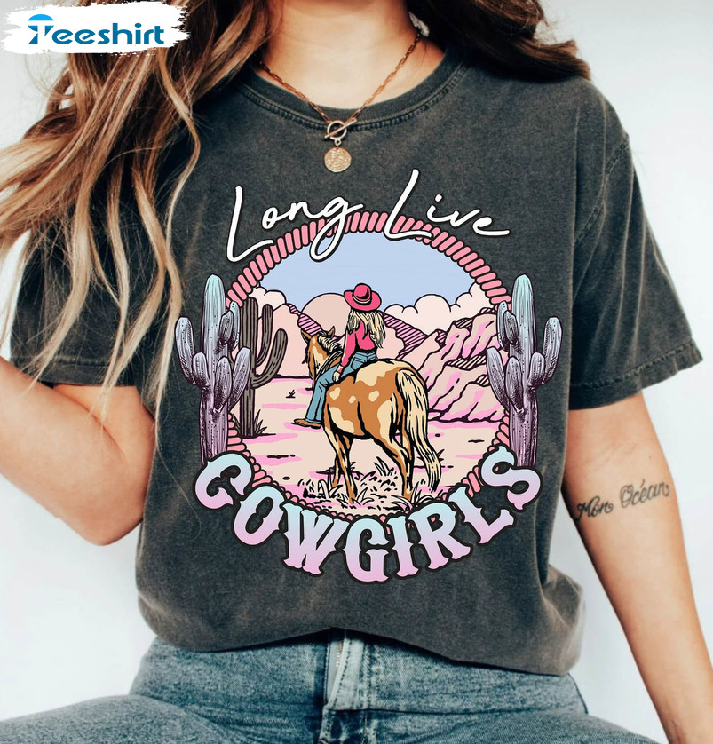 Long Live Cowgirls Trendy Shirt, Country Music Tee Tops Sweater