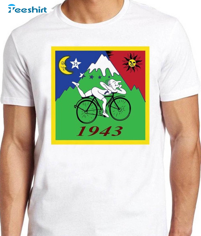 Terence Mckenna Bicycle Day Shirt, Bike Trip 1943 Sweater Short Sleeve