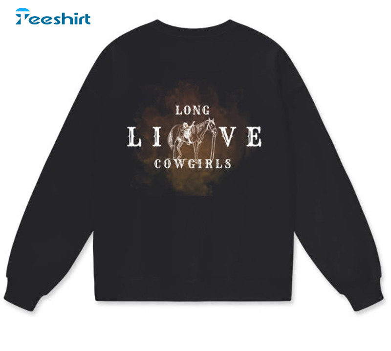 Long Live Cowgirls Shirt, Wallen Crewneck Short Sleeve