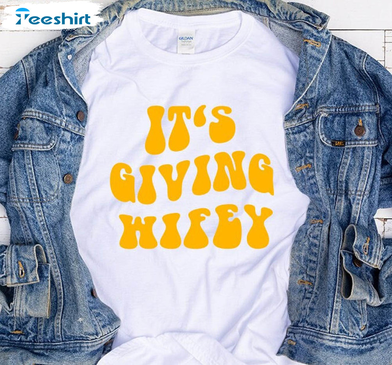 Its Giving Wifey Trendy Shirt, Honeymoon Tee Tops Crewneck