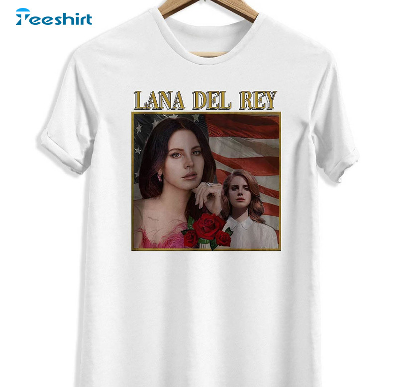 Lana Del Rey Trendy Shirt, Vintage Crewneck Unisex T-shirt