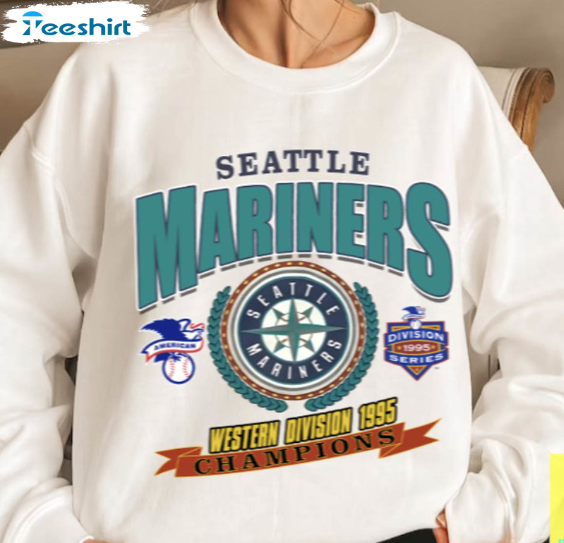 Vintage Seattle Sweatshirt, Mariners Est 1977 Long Sleeve Unisex