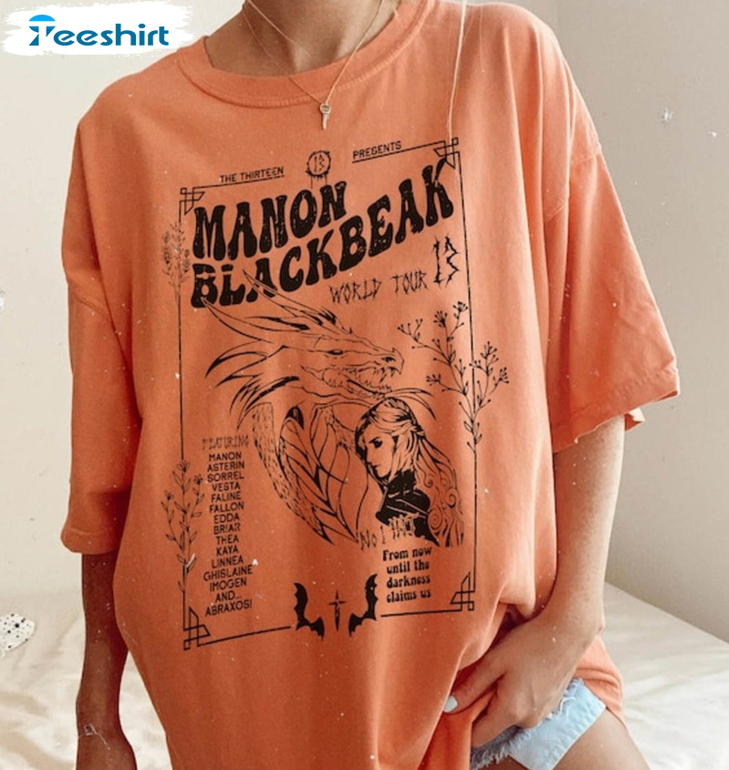 Manon Blackbeak Shirt, Throne Of Glass Unisex Hoodie Short Sleeve