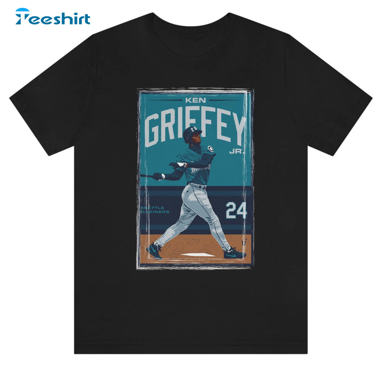 Ken Griffey Jr. 24 Seattle Mariners poster shirt for Fan, hoodie, sweater,  long sleeve and tank top