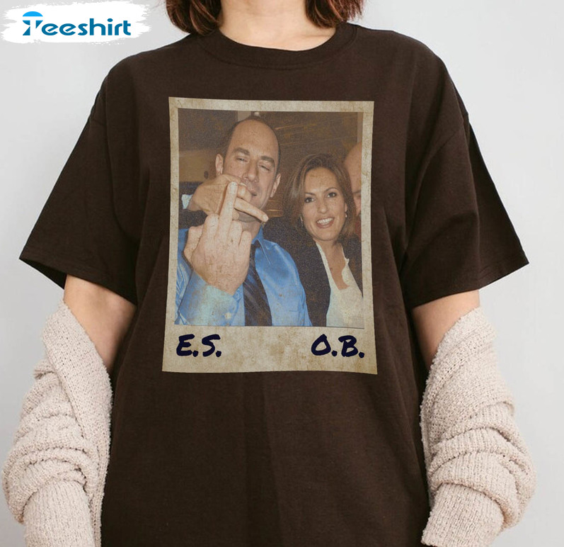 Olivia Benson And Elliot Stabler Shirt, Law And Order Crewneck Unisex Hoodie