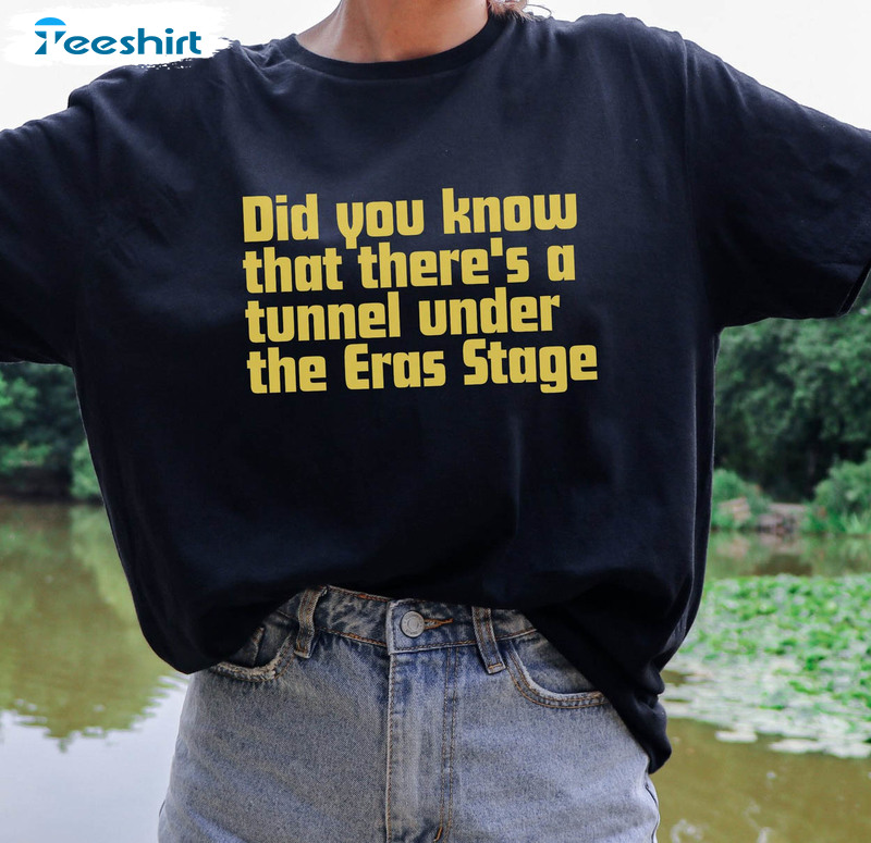 Did You Know That There's A Tunnel Under The Eras Stage Shirt, Swiftie Short Sleeve Hoodie