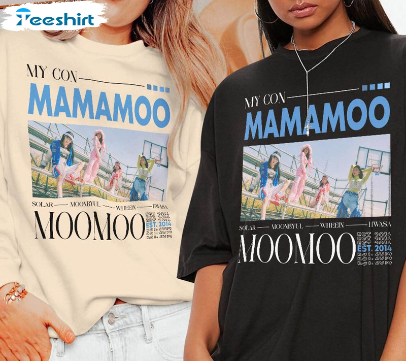 Mamamoo V2 Kpop Shirt, My Con Tour Vintage Unisex Hoodie Tee Tops