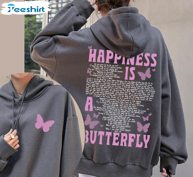 Lana Del Rey Vintage Shirt, Happiness Is A Butterfly Unisex T-shirt Tee Tops