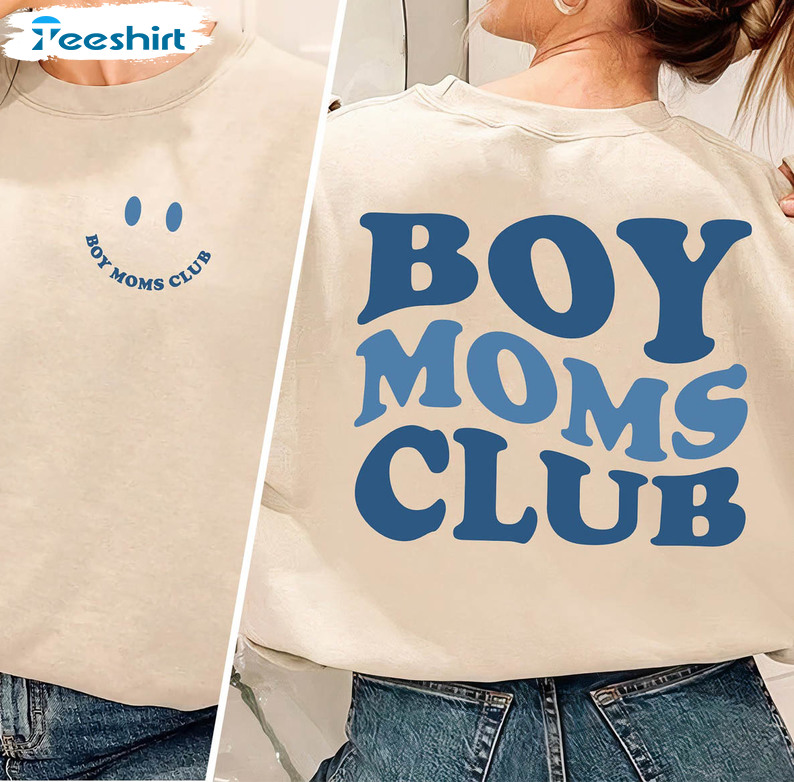 Boy Moms Club Sweatshirt, New Mom Unisex T-shirt Unisex Hoodie