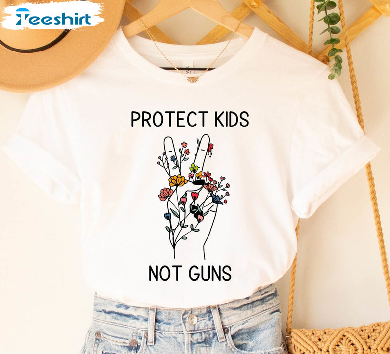 Protect Children Not Guns Vintage Shirt, End Gun Violence Unisex T-shirt Sweater