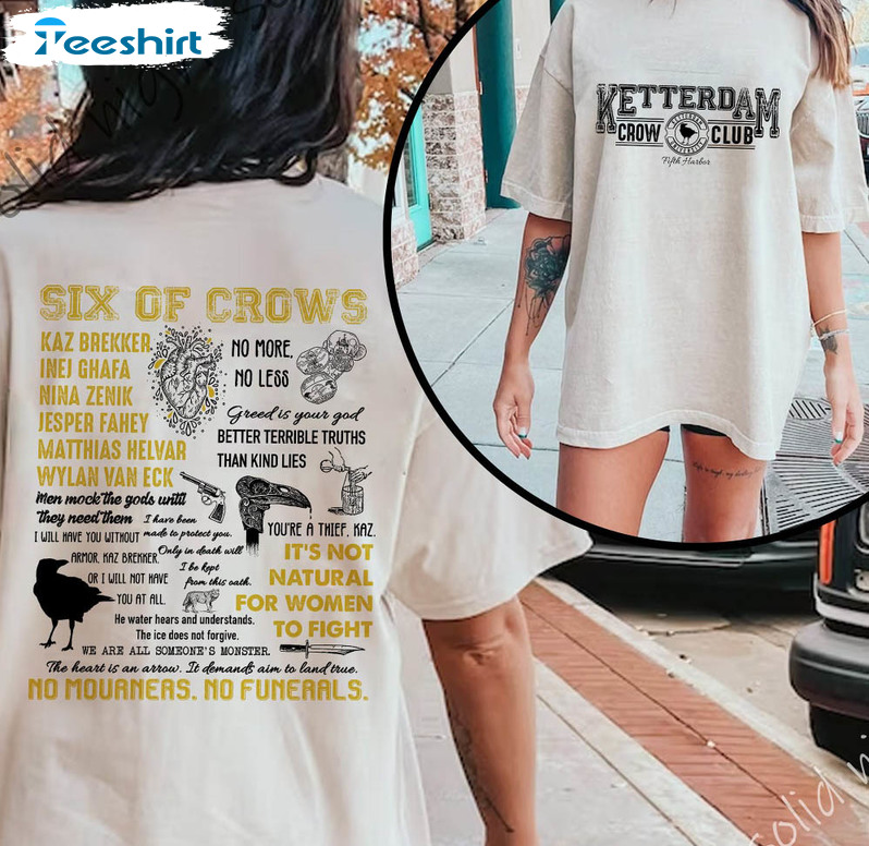 Six Of Crows Trendy Shirt, The Crows Tour Sweatshirt Unisex T-shirt