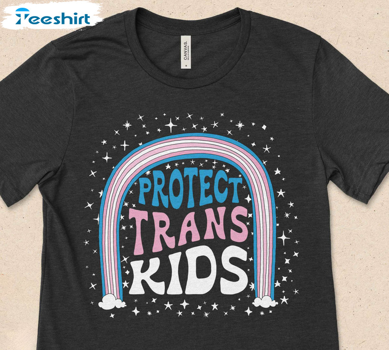 Protect Trans Youth Trans Pride Shirt, Gender Affirming Healthcare Saves Unisex Hoodie Crewneck