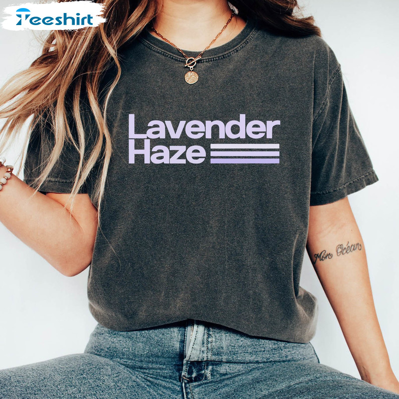 Lavender Haze Shirt, Swiftie Midnights Long Sleeve Crewneck