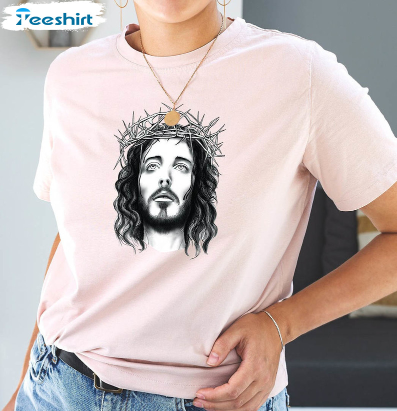 Jesus Christ Shirt , Good Friday Crewneck Short Sleeve