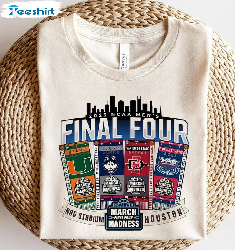 Final Four 2023 Trendy Shirt, March Madness 2023 Crewneck Sweatshirt