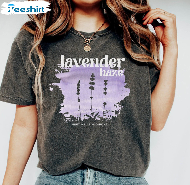 Lavender Haze Cute Shirt, Meet Me At Midnight Unisex T-shirt Unisex Hoodie