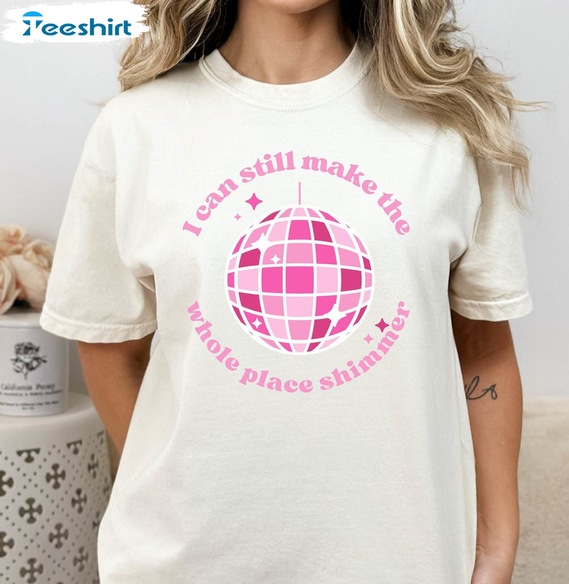 I Can Still Make The Whole Place Shimmer Shirt, Bejeweled Midnights Unisex Hoodie Short Sleeve