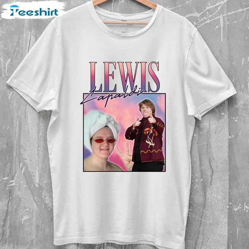 Lewis Capaldi Homage Shirt, Lewis Capaldi Lover Short Sleeve Unisex Hoodie