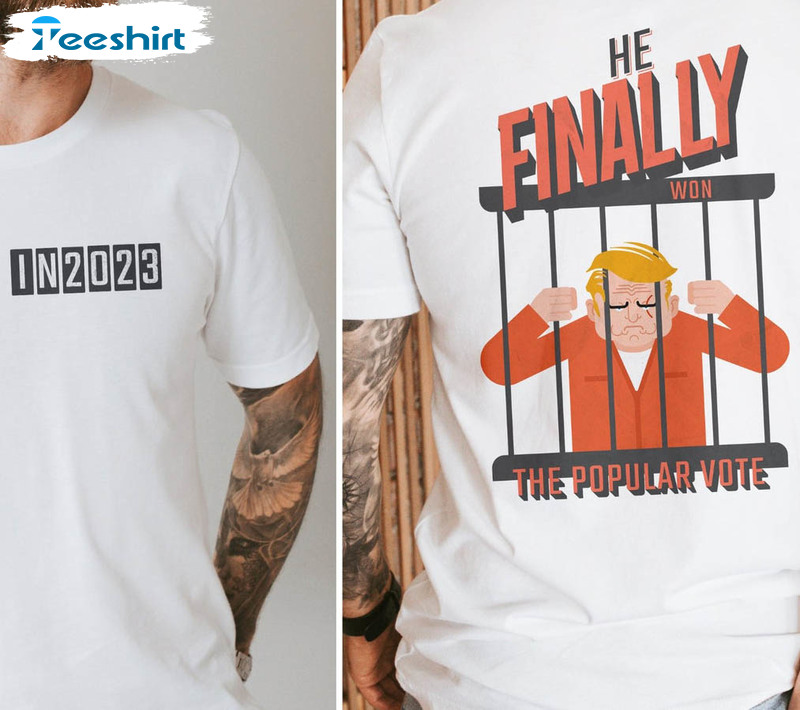 Go Directly To Jail Trump Trendy Shirt, Anti Trump Unisex T-shirt Crewneck