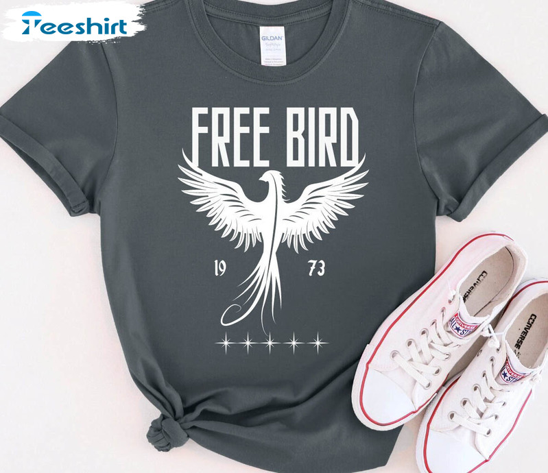 Free Bird America Shirt, Thunderbird Crewneck Short Sleeve