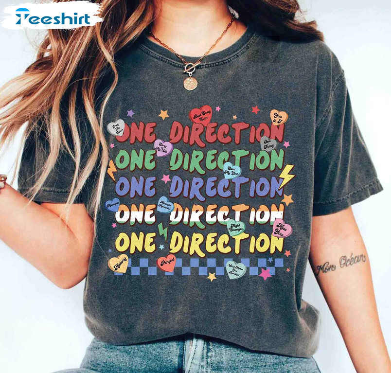 One Direction Shirt, One Direction Album Long Sleeve Hoodie