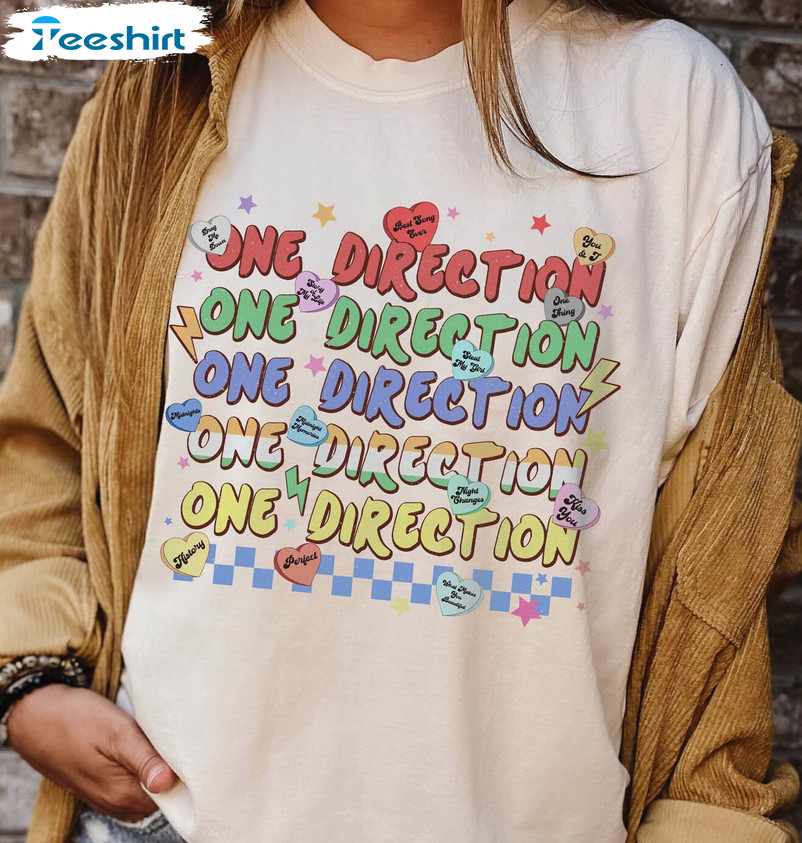 One Direction Concert Tshirt, One Direction 1D Tshirt,one Direction Band, One  Direction Music Country Shirt Gift for Men Women Unisex Tshirt 