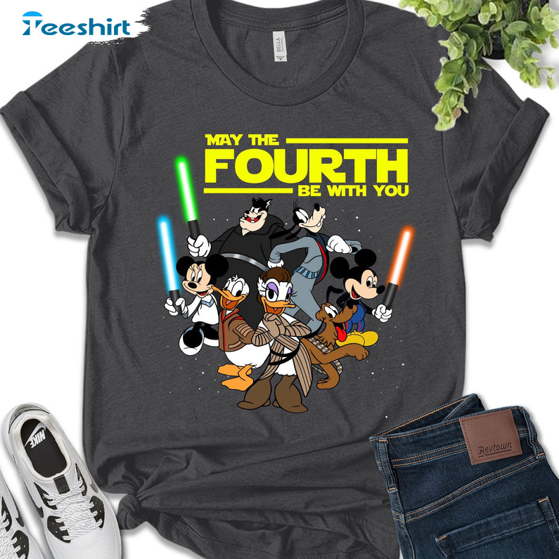 May The 4th Be With You Shirt, Disney Trip Long Sleeve Unisex T-shirt