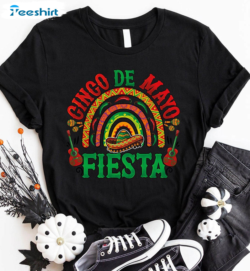 Cinco De Mayo Fiesta Shirt, Mexican Party Short Sleeve Long Sleeve