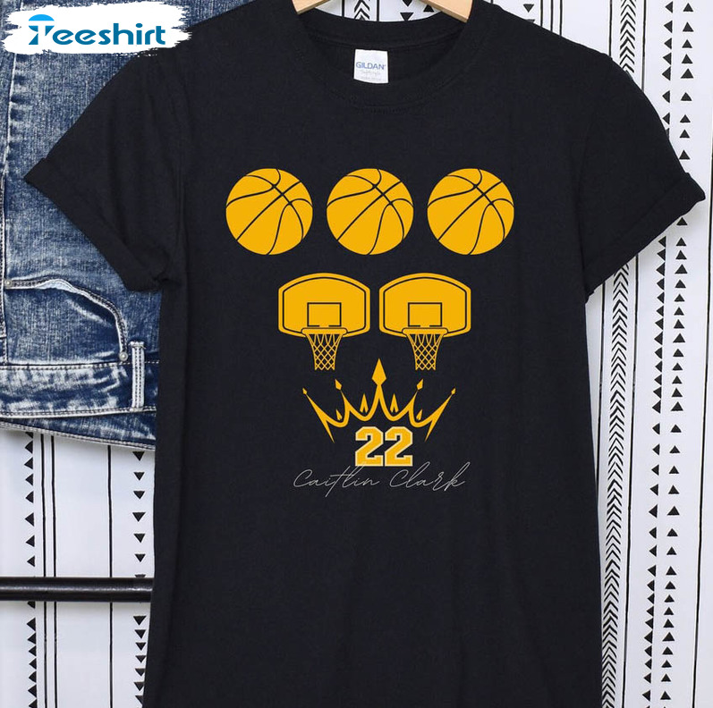 Triple Double Queen Caitlin Basketball Trendy Shirt, Final Four Crewneck Unisex Hoodie