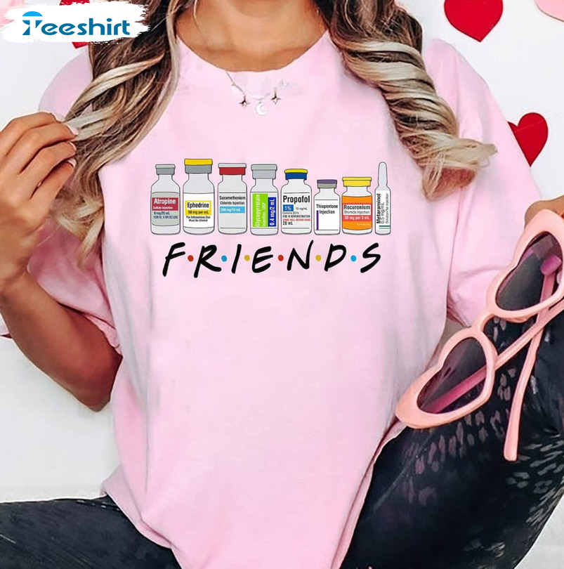 Nurse Friends Trendy Shirt, Icu Propofol Short Sleeve Unisex T-shirt