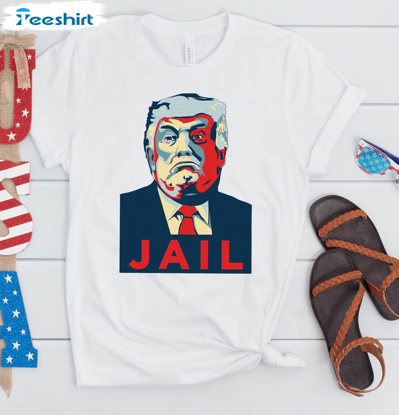 Political Trump Jail Shirt, Trump Prison Unisex T-shirt Unisex Hoodie