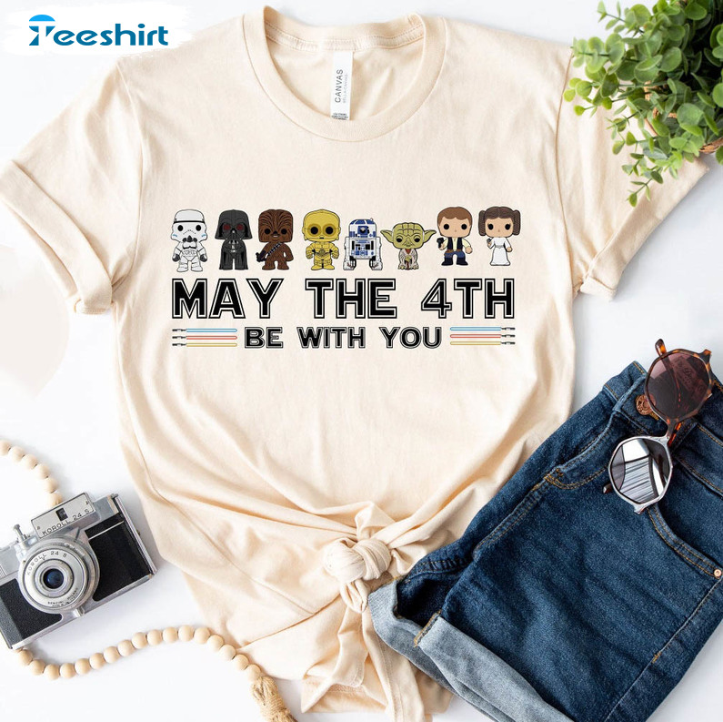 May The 4th Be With You Shirt, Disney Group Short Sleeve Long Sleeve