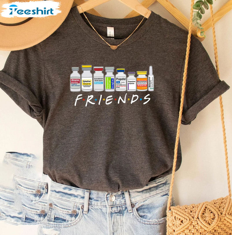 Friends Nurse Shirt, Icu Propofol Crewneck Sweatshirt