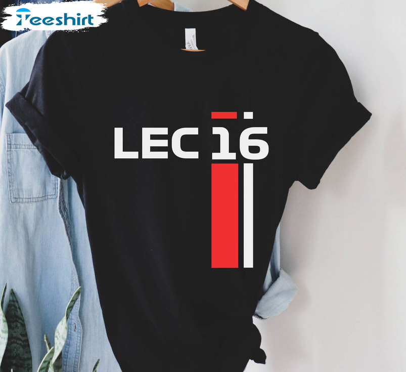 Charles Leclerc F1 Shirt, Formula 1 Sweatshirt Short Sleeve